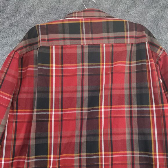 C.E. Schmidt Workwear Men's Button-Down Shirt Multi Plaid Big 2X Long Sleeve - Picture 6 of 11